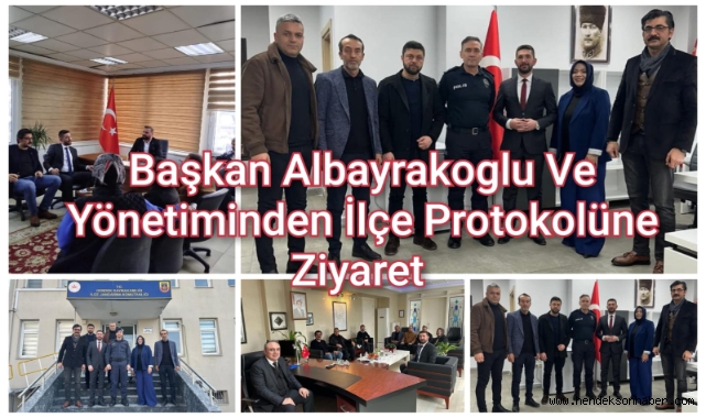 Başkan Albayrakoğlu Ve Yönetiminden İlçe Protokolüne Ziyaret
