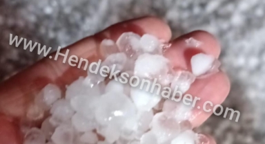 Dolu Yağışı Akyazı’da Etkili Oldu