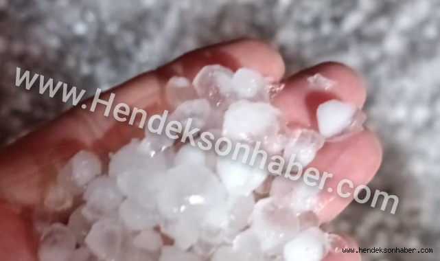 Dolu Yağışı Akyazı’da Etkili Oldu