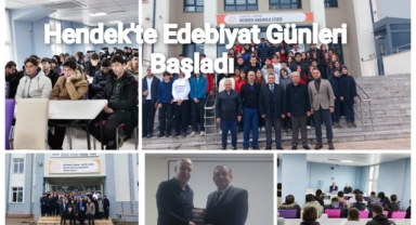 Hendek’te Okul Edebiyat Günleri Başladı