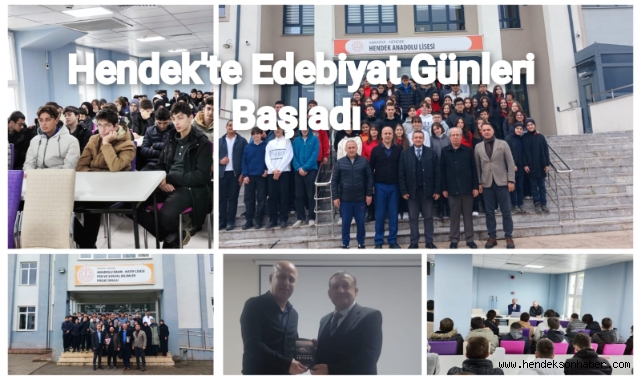 Hendek’te Okul Edebiyat Günleri Başladı