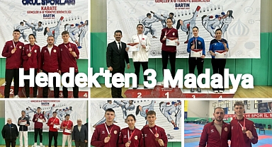 Hendek'ten 3 madalya