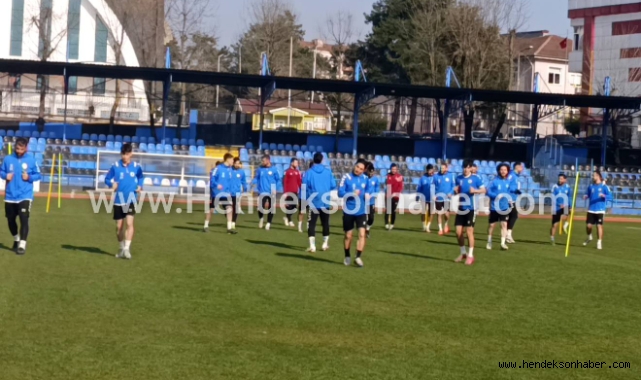 Hendekspor Gölcükspor Hazırlıklarına Hız Kesmeden Devam Ediyor