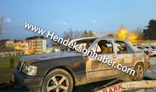 Hendek D-100'de Drift attı, polisten kaçarken yakalandı