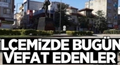 Hendek'te Bugün Vefat Edenler 18.04.2025