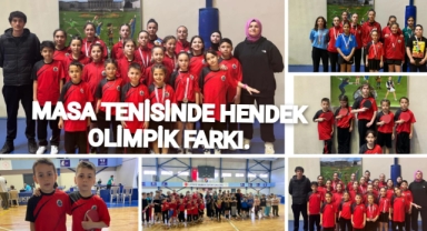 MASA TENİSİNDE HENDEK OLİMPİK FARKI