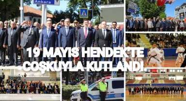 19 MAYIS HENDEK'TE COŞKUYLA KUTLANDI