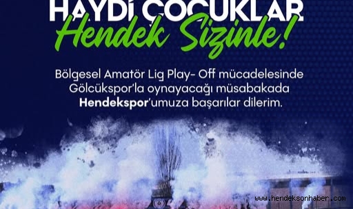 Başkan Püsküllü'den Hendekspor'a Destek Mesajı