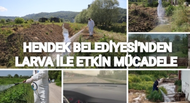 HENDEK BELEDİYESİ’NDEN LARVA İLE ETKİN MÜCADELE
