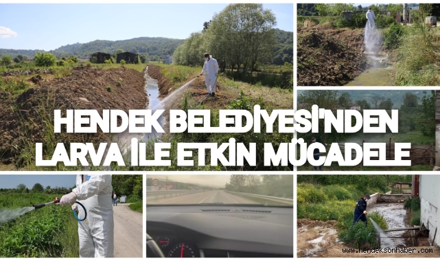 HENDEK BELEDİYESİ’NDEN LARVA İLE ETKİN MÜCADELE