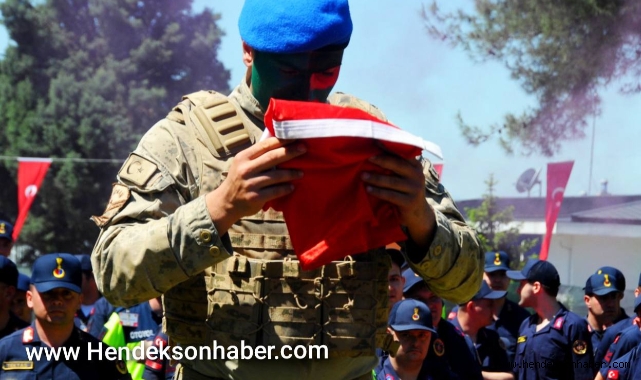 Hendek İlçe Jandarmada özel gereksinimli gençler için yemin töreni düzenlendi