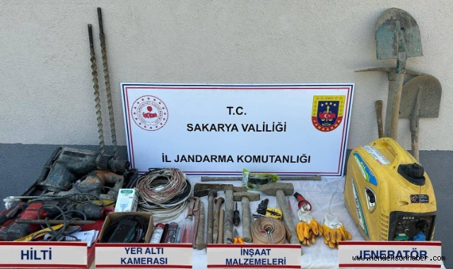 Komşu'da definecilere suçüstü baskın! 