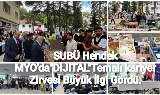 SUBÜ Hendek MYO'da "Dijital Dönüşüm" Temalı Kariyer Zirvesi Büyük İlgi Gördü