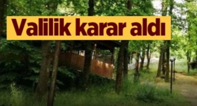 Valilik Karar Aldı Sakarya’da ormanlık alanlara girişler yasaklandı