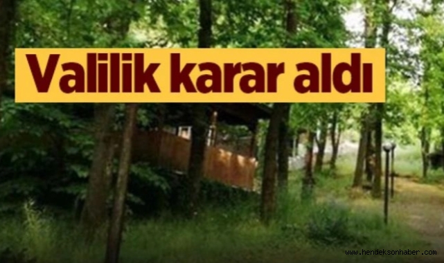 Valilik Karar Aldı Sakarya’da ormanlık alanlara girişler yasaklandı