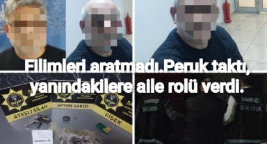 Yok Artık Filmleri aratmadı Peruk taktı, yanındakilere aile rolü verdi