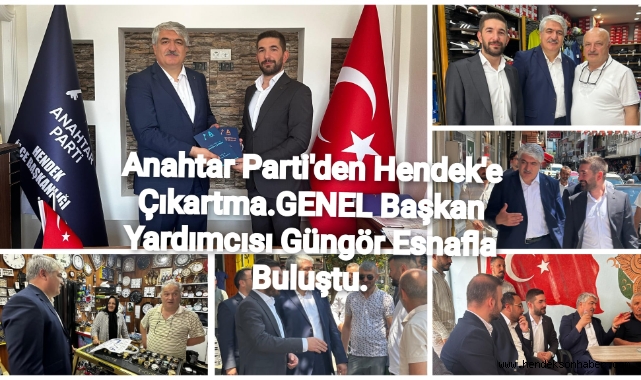 Anahtar Parti’Genel Başkan Yardımcısı Prof. Dr. Özcan GÜNGÖR Hendek'te Esnafla Buluştu.