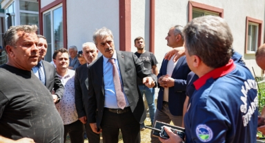 Başkan  Alemdar paylaştı: “Yangın kontrol altına alındı, soğutma çalışmaları devam ediyor”