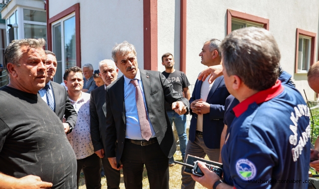 Başkan  Alemdar paylaştı: “Yangın kontrol altına alındı, soğutma çalışmaları devam ediyor”