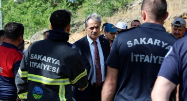Başkan Yusuf Alemdar yangın felaketinin yaşandığı Taraklı’da: “Gelişmeleri yakından takip ediyoruz”