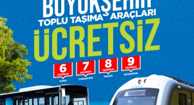Büyükşehir bayram geleneğini sürdürüyor: Toplu taşıma bayram boyunca ücretsiz