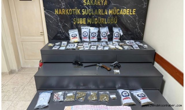 Sakarya'da büyük uyuşturucu operasyonu