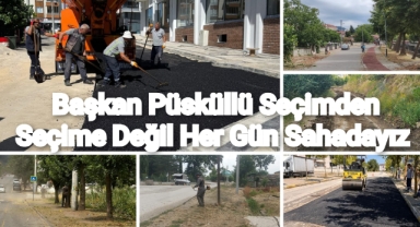 BAŞKAN PÜSKÜLLÜ: “SEÇİMDEN SEÇİME DEĞİL, HER GÜN SAHADAYIZ”
