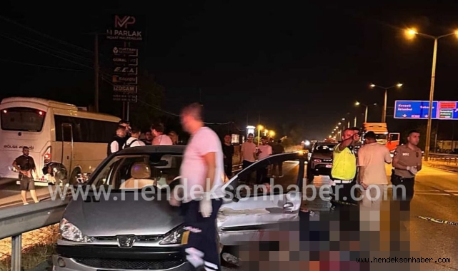 Hendek'te Feci Kaza 23 Yaşındaki Sürücü Hayatını Kaybetti