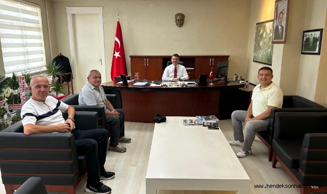 Hendekli Gazetecilerden Kaymakam Gökpınar'a "Hayırlı Olsun" Ziyareti