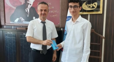 LGS Şampiyonu Haluk Tütüncü'den Milli Eğitim Müdürü'ne Ziyaret!
