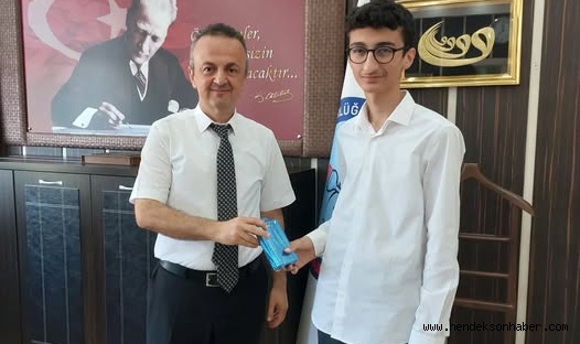 LGS Şampiyonu Haluk Tütüncü'den Milli Eğitim Müdürü'ne Ziyaret!