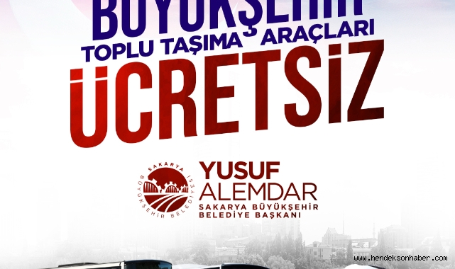 30 Ağustos Zafer Bayramı'nda ulaşım ücretsiz