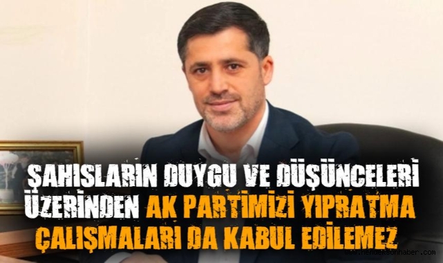 ALİ Kemal Sofu ​Parti'yi Yıpratma Çalışmaları Kabul Edilemez