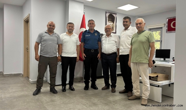 Başkan Bahadır Ve Yonetiminden Hendek İlçe Emniyete Ziyaret