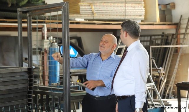 BAŞKAN PÜSKÜLLÜ VE KAYMAKAM GÖKPINAR’DAN HAYVAN BARINAĞI VE ŞANTİYE ALANINA ZİYARET