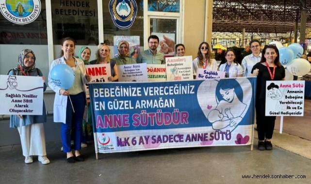 DÜNYA EMZİRME HAFTASINDA HENDEK İLÇE SAĞLIK MÜDÜRLÜĞÜNDEN FARKINDALIK