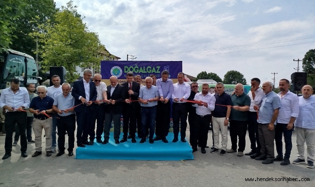 HENDEK'TE 9 MAHALLE DAHA DOĞALGAZ KONFORUNA KAVUŞUYOR