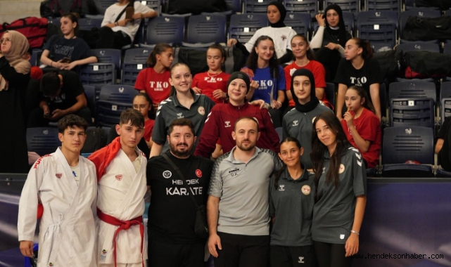 Hendek'ten Uluslararası Karate Arenasında Madalya Yağmuru