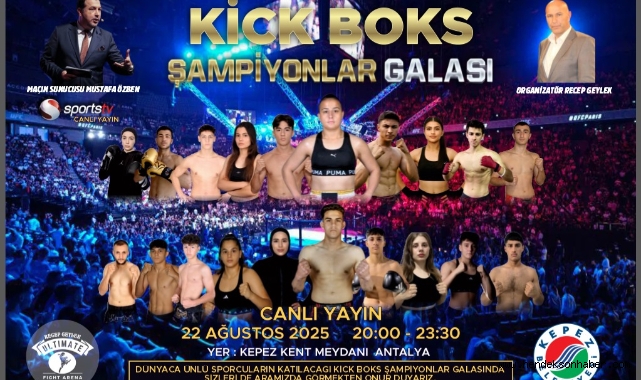 ÖZGENUR AVCIL ANTALYADA PROFESYONEL KİCKBOKS MAÇINA ÇIKIYOR