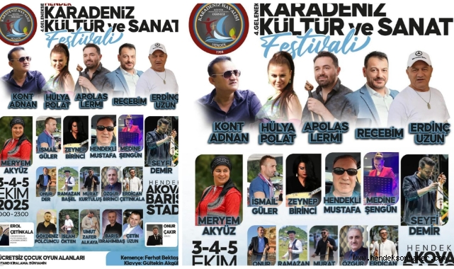 ​4. Hendek Karadeniz Kültür Festivali Başlıyor!