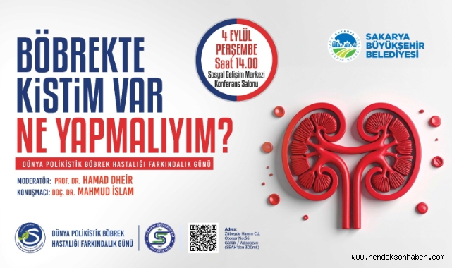 "Böbrekte kistim var ne yapmalıyım?" sorusu SGM'de cevap bulacak