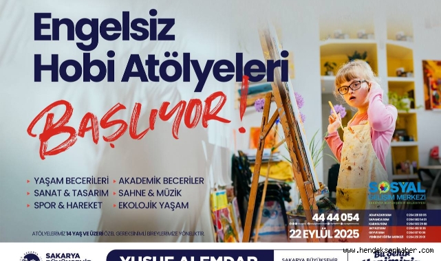 Engelsiz Hobi Atölyelerinde kayıtlar başlıyor
