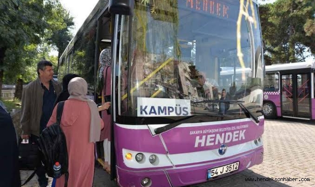 HENDEK-KAMPÜS ARASI ÜCRETSİZ ULAŞIM BAŞLIYOR!