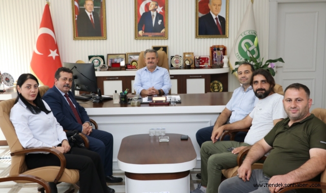 Hendek Karadenizliler Derneğinden Cumayeri Belediye Başkanına Davet Ziyareti