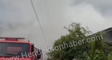 HENDEK PUNA ORTAKÖY’DE’ YANGIN  