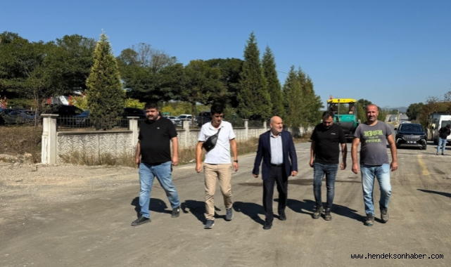 Hendek'te Asfalt Sezonu Hız Kazandı: Hedef Daha Güvenli Yollar