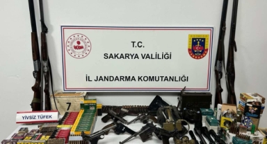 ​Hendek'te Kaçak Silah Operasyonu