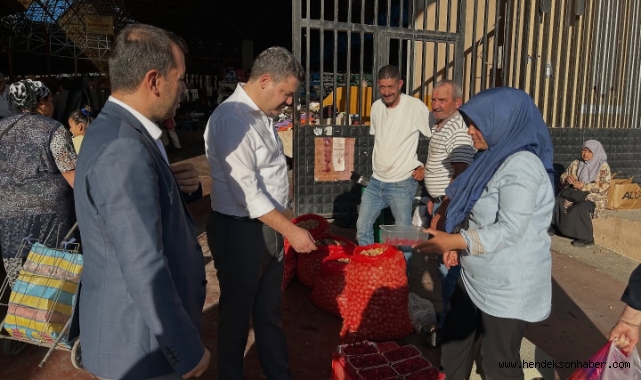Kaymakam Gökpınar Hendek Semt Pazarını Ziyaret Etti