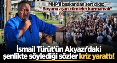 Türüt'ün Sözleri Kriz Yarattı