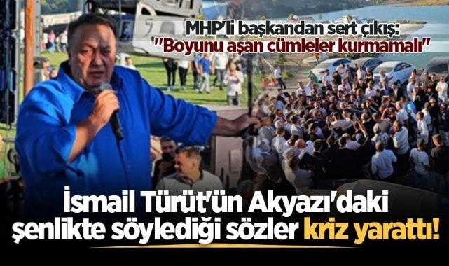 Türüt'ün Sözleri Kriz Yarattı